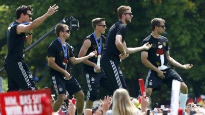 Υποδοχή ηρώων για τους πρωταθλητές κόσμου (videos+photos)