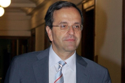 Επίσκεψη Σαμαρά στην εθνική μπάσκετ