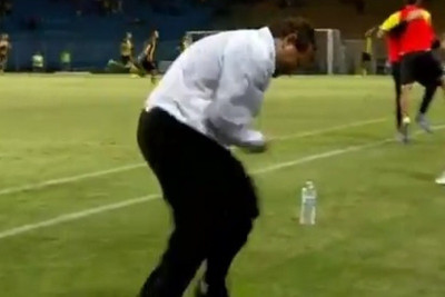 Βουλγαρία: Ο πιο αστείος πανηγυρισμός προπονητή (video)