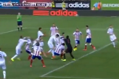 Ατλέτικο - Ρεάλ: Η γροθιά του Ρονάλντο στον Γκοντίν (video)
