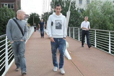 Η πρώτη βόλτα του Ντι Μαρία στο Μάντσεστερ (photos)