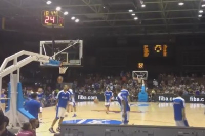 Mundobasket 2014: Η προθέρμανση της Ελλάδας (video)