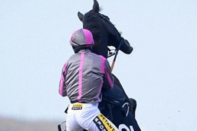 Στιγμές τρόμου σε μία ξεχωριστή ιπποδρομία (photos)