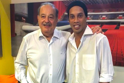 Ροναλντίνιο: Οι πρώτες του ώρες στο Μεξικό (photos)