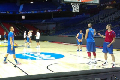 Παγκόσμιο Κύπελλο Μπάσκετ 2014: Η προπόνηση της Σερβίας για Ελλάδα (photos)