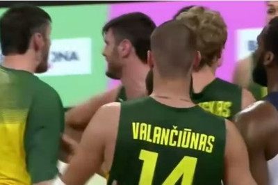 Mundobasket 2014: «Ειρηνοποιός» στο... ξύλο ο Σιζέφσκι (video)