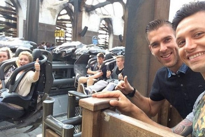 Δύο «σφυριά» στο …λούνα παρκ (photos)