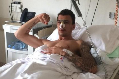 Ατλέτικο Μαδρίτης: Η φωτογραφία του Μάντζουκιτς από το νοσοκομείο (photo)