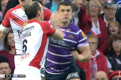 Νίκη στην … πυγμαχία,  ήττα στον αγώνα ράγκμπι για τη Γουίγκαν (video+photos)