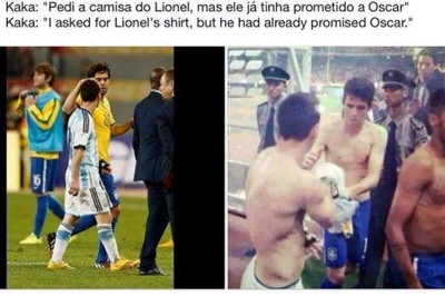 Βραζιλία - Αργεντινή: Η αλήθεια για το επεισόδιο Κακά - Μέσι (video)