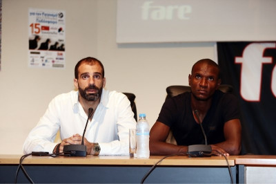 Ολυμπιακός: Κατά του ρατσισμού Αμπιντάλ και Ισά (photos)