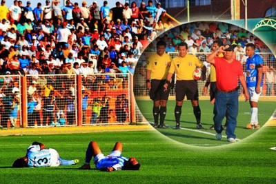 Περού: Προσποιήθηκαν... τραυματισμό για να διακοπεί το ματς! (video)