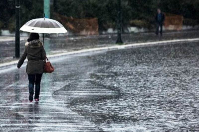 Kαιρός: Έντονες βροχοπτώσεις και δυνατοί άνεμοι