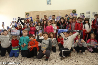 ΑΕΛ Καλλονής: Στα… θρανία οι παίκτες (photos)