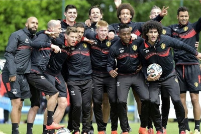 Πάρτι οι Βέλγοι για τα γενέθλια του Φελαϊνί (video)