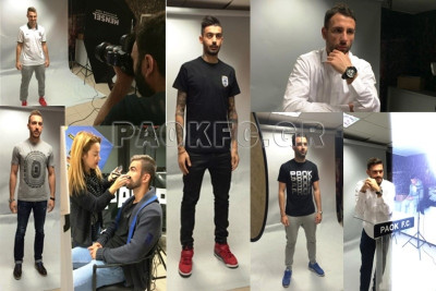 ΠΑΟΚ: Τα παρασκήνια μιας ξεχωριστής φωτογράφισης (video)