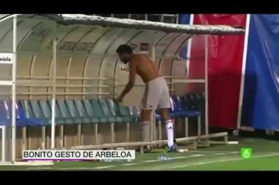 Η εξαιρετική χειρονομία του Αρμπελόα (video+photos)