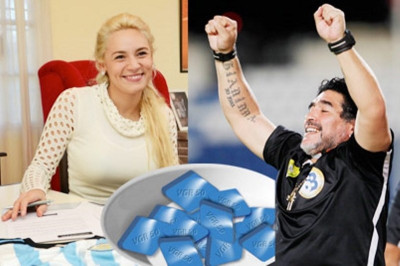 Φουλ στο … βιάγκρα ο Μαραντόνα (video)