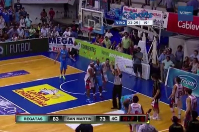 Αργεντινή: Γερό... μπουκέτο σε αγώνα μπάσκετ (video)