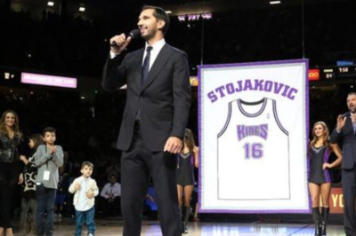 Σακραμέντο Κινγκς: Απέσυραν το No16 του Πέτζα Στογιάκοβιτς (photos+videos)