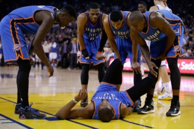 Γκόλντεν Στέιτ Ουόριορς: «Χάλασαν» τον Ντουράντ (videos)