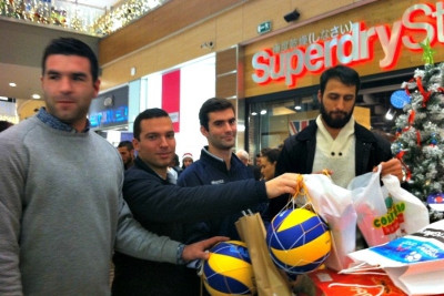 Volleyleague ΟΠΑΠ: ΕΣΑΠ και αθλητές υποστήριξαν τα «Eυχοστολίδια» (photos)