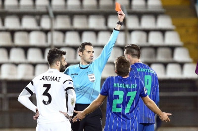 Λεβαδειακός: «Τρελαμένος» ο Μάντζιος στην εξέδρα (photos)