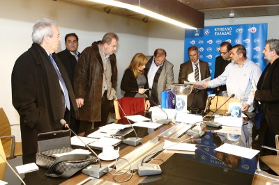Κύπελλο Ελλάδας: Καρέ καρέ η κλήρωση (photos)