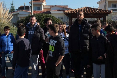 Τρίκαλα BC: Στο 7ο Γυμνάσιο (photos)