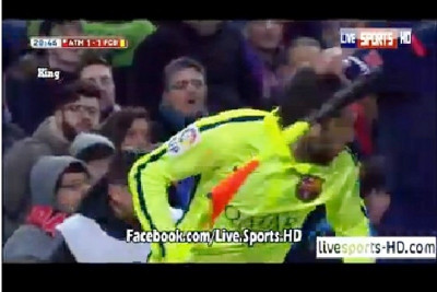 Ατλέτικο Μαδρίτης – Μπαρτσελόνα: Χτύπησε τον Άλμπα ο επόπτης! (video)