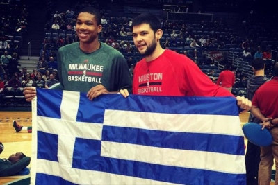 ΝΒΑ: Δείπνησαν στο Χιούστον Παπανικολάου και Αντετοκούνμπο (photo)