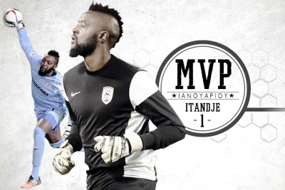 ΠΑΟΚ: MVP Ιανουαρίου ο Ιτάνζ
