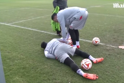 Γερή … σούπα στην προπόνηση ο Στάριτζ (video)