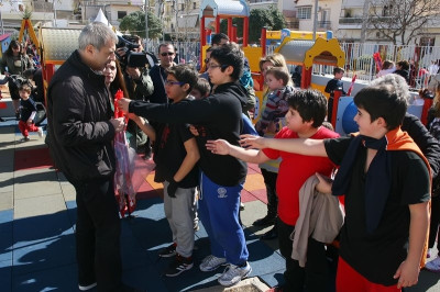 Ολυμπιακός: Μοίρασε χαρά στα παιδιά (photos)