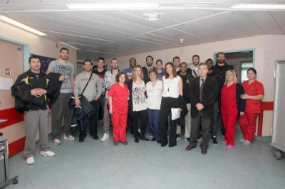 Άρης: Επίσκεψη ανθρωπιάς στο «Παπαγεωργίου» (photos)