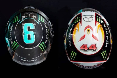 Μερσέντες: Εκπληκτικά τα κράνη Χάμιλτον και Ρόζμπεργκ (photos)