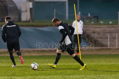 ΠΑΟΚ: Σε φουλ ρυθμούς Τζιόλης και Βίτορ (photos+video)
