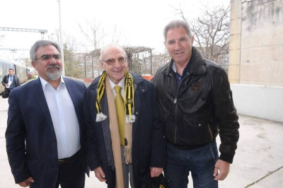 Άρης: Υποδοχή στον παλαιότερο εν ζωή πρόεδρο της ομάδας (photos)