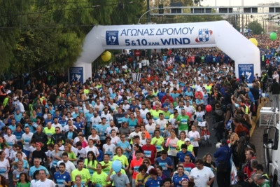 Μαραθώνιος Αθήνας: Ολοκληρώθηκαν οι εγγραφές στα 5 και 10 χλμ.