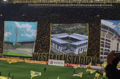 Απίστευτο κορεό οι οπαδοί της Ντόρτμουντ στο ντέρμπι (video)