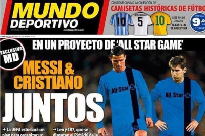 Συμπαίκτες Κριστιάνο Ρονάλντο και Μέσι