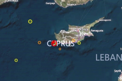 Ισχυρός σεισμός στην Κύπρο