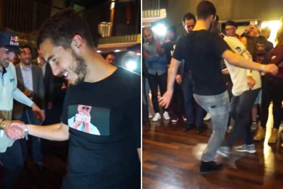 Εντέν Αζάρ: Έπαθε ό, τι ο Νταβίντ Λουίζ από τον Σουάρεζ (video)