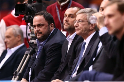 Ολυμπιακός: Στο ΣΕΦ Μαρινάκης, Περέιρα και παίκτες (photos)