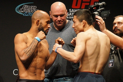 UFC 186: Όλοι στα κιλά τους, παρών ο «GSP» (photos+videos)