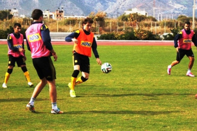 Εργοτέλης: Με τους… μισούς η προπόνηση