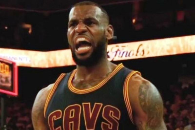 Τρελάθηκε ο Λεμπρόν στο τέλος! (video)