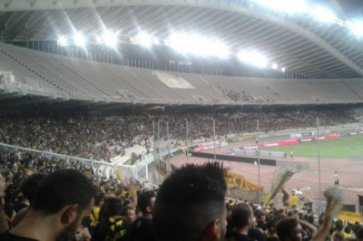 Κιτρινόμαυρο το ΟΑΚΑ! (photos&video)