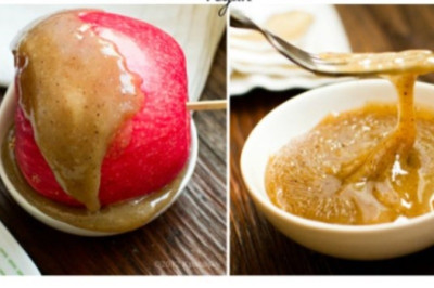 Μήλα με καραμέλα καρύδας