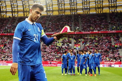 Αποθέωση Κατσουράνη από τους διεθνείς!